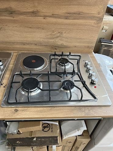 aeg pec: Quraşdırılan qaz-elektrik qarışıq plitələr (4 gözlü) - Kombinə — 7