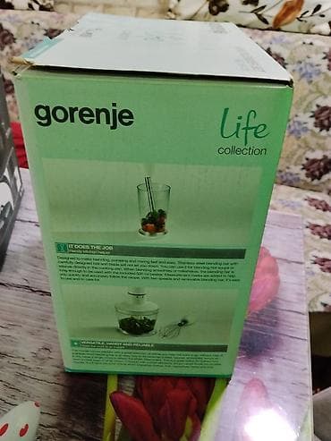 ayfon 7 plas: Gorenje Life Collection – HBC564QW əl blender dəsti Məhsul tərkibi: - — 1