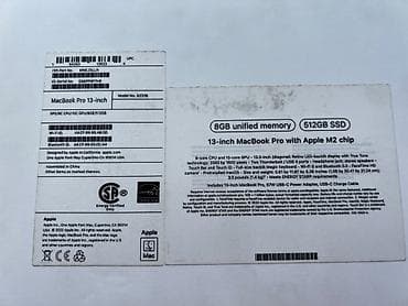 komputer ekran şəkilləri yüklə: Apple MacBook Pro noutbuku. MacBook Pro 13-inch 8GB unified memory — 7