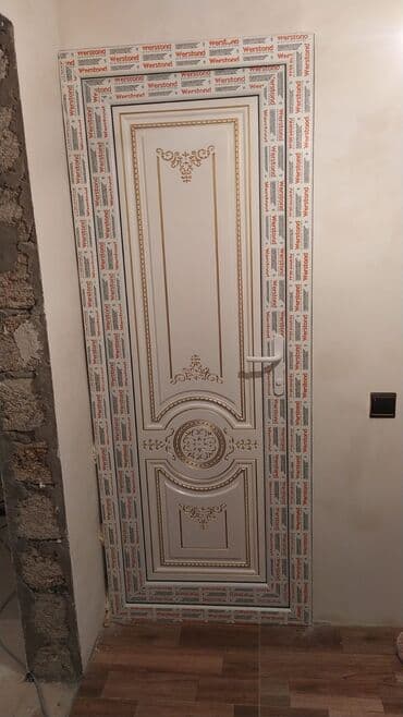 plastik qapılar: Yeni Plastik qapı Zamok və çərçivə ilə, Zəmanətli, Pulsuz quraşdırma, Ödənişli çatdırılma, Rayonlara çatdırılma, Pulsuz çatdırılma — 6