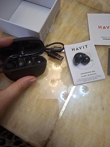 Kompüter ehtiyyat hissələri: Havit OpenBuds 02A – Open-ear simsiz qulaqlıq Xüsusiyyətlər: - Açıq — 2