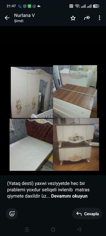 (Yataq desti) yaxwi veziyyetde hec bir prablemi yoxdur seliqeli lalafo.az -da (Yataq desti) yaxwi veziyyetde hec bir prablemi yoxdur seliqeli