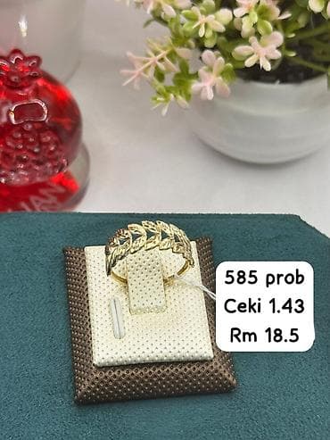 rus qızılı: Üzük, Sarı qızıl, 585 Əyar, Qaşsız — 3