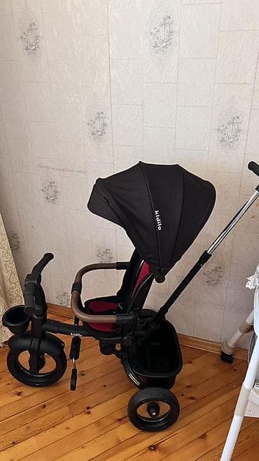 focus velo: Kidilo 3-ü 1-də uşaq velosipedi/kolyaska - Çərçivə: möhkəm metal — 1