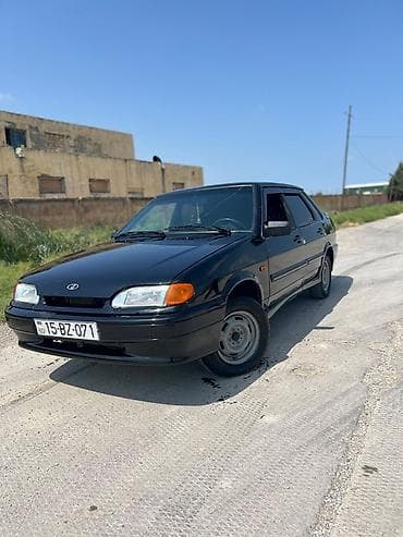 audi 6: Avtomobil: Lada (VAZ) 2115 “Samara” – sedan, qara rəng Görünüş və — 5