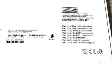 ipad klaviatura: Apple iPad 10 və A/16 modelləri ücün original apple magic keyboard — 3
