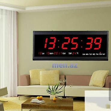 Elektron divar saatı Led Number clock Elektron saat Ölçüsü 118*6*55.5 at lalafo.az Elektron divar saatı Led Number clock Elektron saat Ölçüsü 118*6*55.5