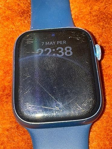 apple watch stainless: Smart saat, Apple, Sensor ekran, rəng - Mavi — 3