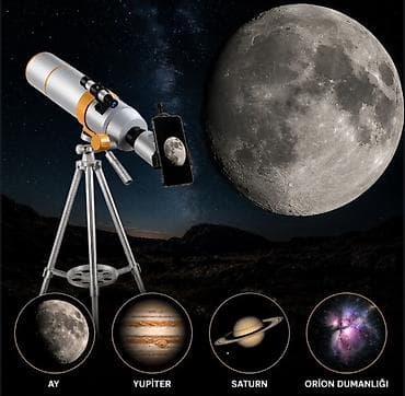 nerd sekilleri: Professional Astronomik Teleskop – refraktor tipli, yüksək keyfiyyətli — 2