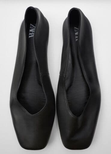 qara mokasinlər: Baletkalar, Ölçü: 39, rəng - Qara, Yeni — 2