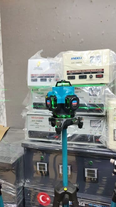 3d rucka: Lazer Urvin 180° 360° dərəcə 12 xəttli 16 xəttli yaşıl Şüalı 3d 4d — 3