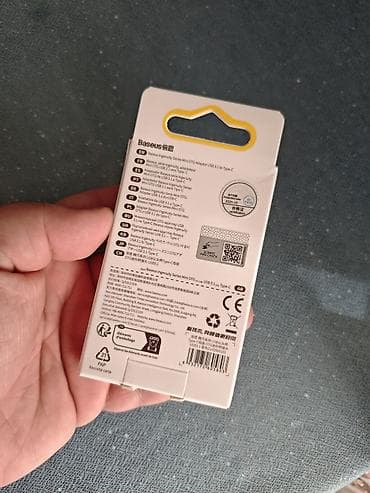 ssd har disk: Baseus OTG adapter USB-C to USB-A yenidir istifade edilmeyib qiymet — 2