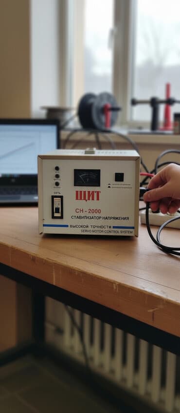 ŞİT СН‑2000 gərginlik stabilizatoru - Tip: Servo motor idarəetmə