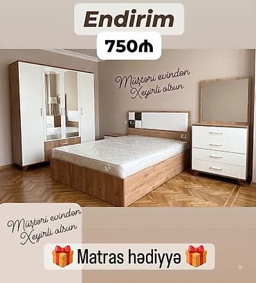 Yataq Dəstləri - 750AZN💥 ✔️Rəng seçimi var ✔️Dolab ölçüsü 200x160x47 lalafo.az -da Yataq Dəstləri - 750AZN💥 ✔️Rəng seçimi var ✔️Dolab ölçüsü 200x160x47