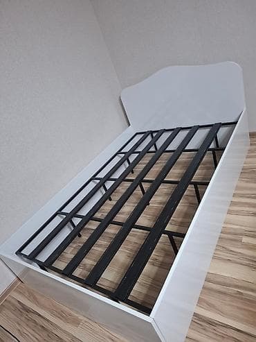 Ağ rəngli tək nəfərlik çarpayı dəsti - Ölçü: təxmini 90×200 sm (tək lalafo.az -da Ağ rəngli tək nəfərlik çarpayı dəsti - Ölçü: təxmini 90×200 sm (tək