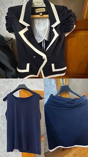 Qadın dəst – tünd göy rəngdə 3 hissəli - Brend: Prenses - Rəng: tünd