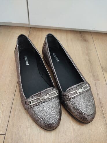 danilov ayaqqabı: Baletkalar, Ölçü: 36, rəng - Gümüşü, Yeni — 3