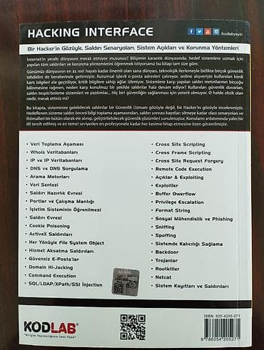 informatika 10 cu sinif: Məhsul: Kompüter kitabı HACKING INTERFACE – Hamza Elbahadır (x-Master) — 2