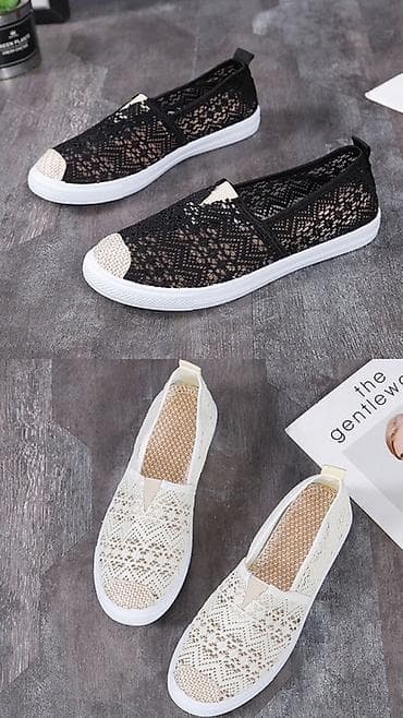 Qadınlar üçün yüngül slip-on ayaqqabılar - Üslub: gündəlik slip-on