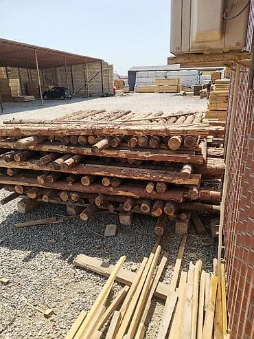 Taxta dirəklər və şalban materialları Məhsul təsviri: - Qalın və
