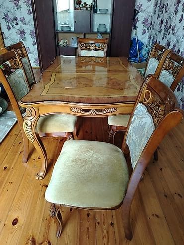 Masa desti. 450azn 6 stulla. Ünvan buta qesebesi (9663*Tehi