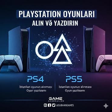 PlayStation oyunları – Alın və yazdırın Xidmət: - PS4 və PS5 üçün