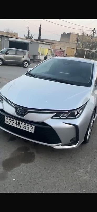 prius 20 kuza salon: Toyota Corolla, gümüşü rəng, sedan gövdə. Rənglənməyib udarı vuruğu — 4