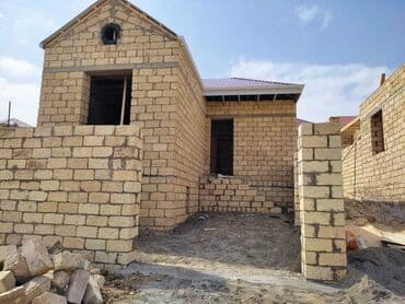 3 otaqlı ev: Masazır 2 otaqlı, 42 kv. m, Kredit var, Təmirsiz — 4