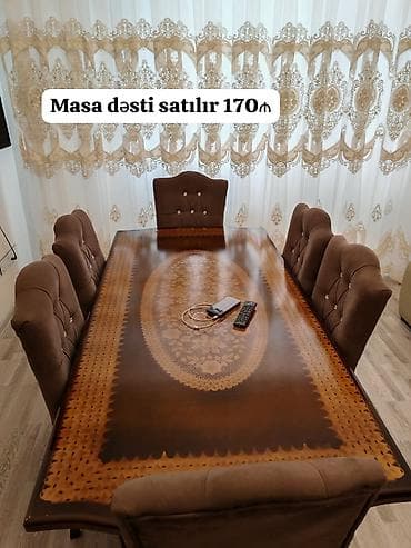 F99Masa dəsti satılır 170₼. Ünvan Yeni Yasamal. 6949. Fatimə99 — 1