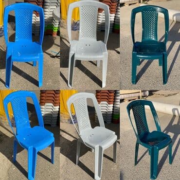 раскладной стол: Yeni, Yumru masa, 4 stul, Açılan, Stullar ilə, Plastik, İran — 6