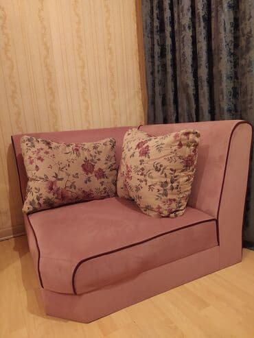 Künc divan, İşlənmiş, Açılmayan, Vеlur parça