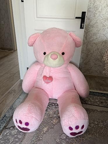 dələ yumşaq oyuncaqlar: Böyük ölçülü peluş ayı. tertemizdir yaxşı veziyettedir — 2