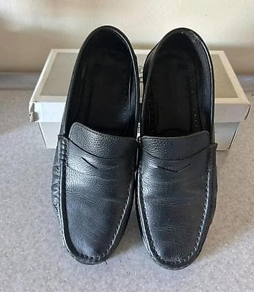 Tripy kişi mokasinləri - Rəng: qara - Üst material: təbii dəri