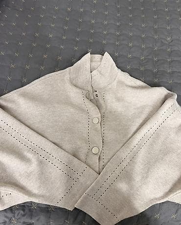 muncuqdan canta: Brend: Fame Model: Qısa kardiqan - Rəng: Açıq boz (melanj) - Dizayn — 4