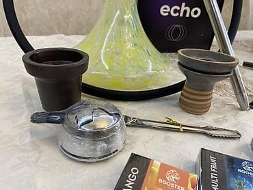 Premium Alpha Hookah Echo nargilə seti Üzərində 1 ədəd saxsı çaşka 1 — 4