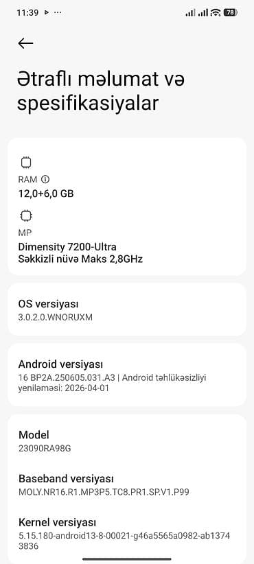 17 pro max mini: Xiaomi 512 GB, rəng - Ağ — 9