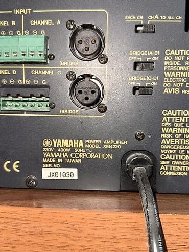 iphone 14 pro max qiyməti: Yamaha XM4220 4-kanallı güc gücləndiricisi - Seriya: XM Series, model — 3