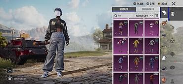 PUBG Mobile hesabı - Hesab səviyyəsi: 73 - Kolleksiyaçı səviyyəsi: 48 — 6