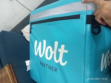 Wolt Partner termo çatdırılma çantası - Rəng: firma mavi, “Wolt — 3