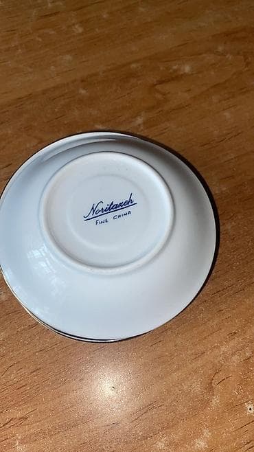 Nəlbəkilər, 6 ədədli dəst, rəng - Mavi, Farfor — 2