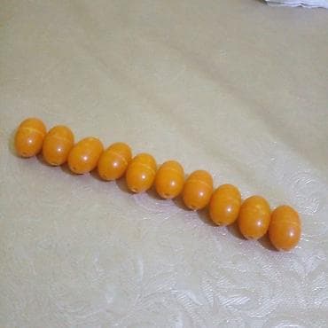 Sarı rəngli muncuq dəsti iranindir ve coxdanindir - Material