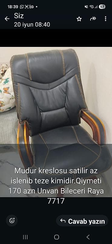Təkərli, Qolları tənzimlənmir, Süni dəri lalafo.az -da Təkərli, Qolları tənzimlənmir, Süni dəri