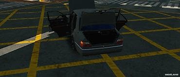 p4 disk: Mercedes-Benz W124 sedan – klassik dizayn və rahat salonlu şəhər — 2
