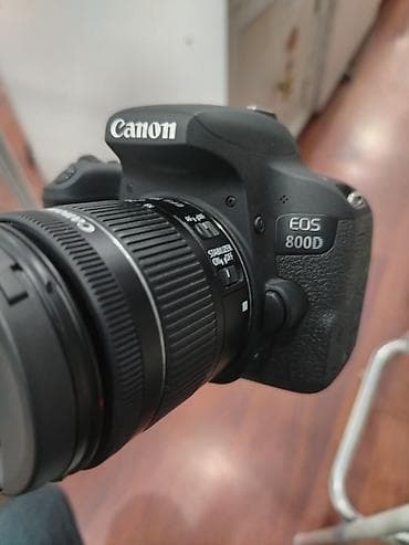 Canon EOS 800D DSLR fotoaparat - 24.2 MP APS‑C CMOS sensor və DIGIC 7 — 2