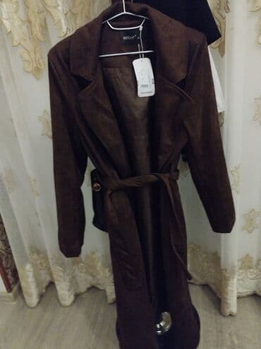 reqs geyimi: Palto, M, rəng - Qəhvəyi — 5