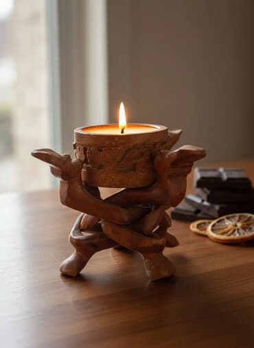 nişan xoncaları bəzədilməsi: Taxta el işi dekorotiv qab — 1