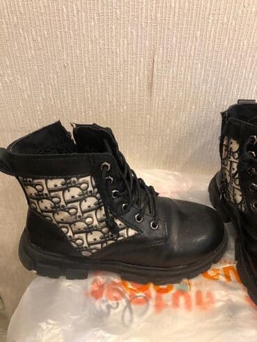 детская обувь взрослых: Yaxshi veziyyetde,mexli,botinka,ботинки,33 размера — 3