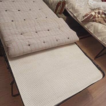 Masalar və oturacaqlar: İşlənmiş, Di̇van-kravat, 2 kreslo, Divan, Bazalı, Açılan — 7