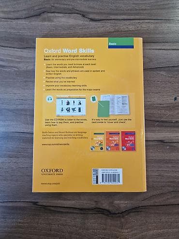 Kitablar və jurnallar: Oxford Word Skills – Basic (Ruth Gairns & Stuart Redman), 255 səh — 2