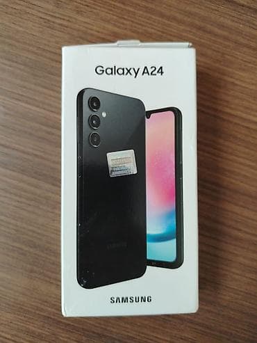 xiaomi note 9: Samsung Galaxy A24 4G, 128 GB, rəng - Qara, Barmaq izi, Face ID — 2